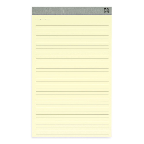 TRU RED Notepads, Wide/Legal Rule, 50 Canary-Yellow 8.5 x 14 Sheets, 12/Pack (24419920)