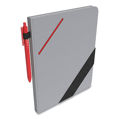 TRU RED Large Starter Journal, 1-Subject, Narrow Rule, Gray Cover, (192) 10 x 8 Sheets (24421833)