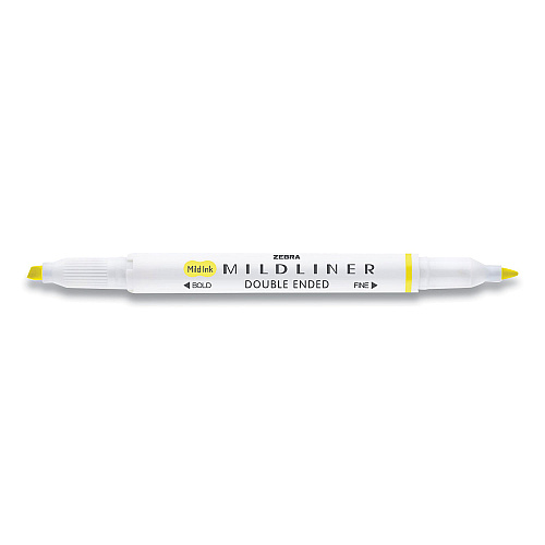 Zebra Mildliner Double Ended Highlighter, Assorted Ink Colors, Bold-Chisel/Fine-Bullet Tips, Assorted Barrel Colors, 15/Pack (78115)