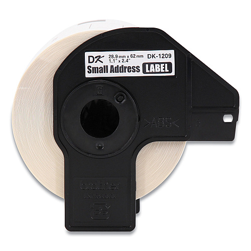 Brother Die-Cut Address Labels, 1.1 x 2.4, White, 800 Labels/Roll, 24 Rolls/Pack (DK120924PK)
