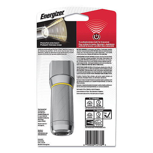 Energizer Vision HD, 3 AAA Batteries (Included), Silver (EPMHH32E)
