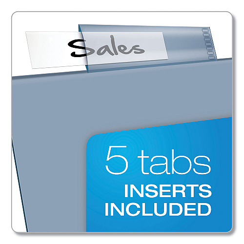 Cardinal Poly Index Dividers, 5-Tab, 11 x 8.5, Assorted, 4 Sets (84018)