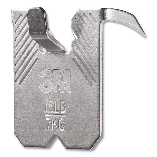 3M Claw Drywall Picture Hanger, Stainless Steel, 15 lb Capacity, 5 Hooks and 5 Spot Markers (3PH15M5ES)