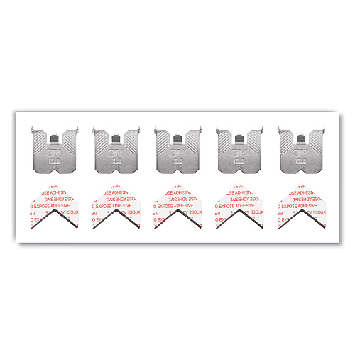 3M Claw Drywall Picture Hanger, Stainless Steel, 15 lb Capacity, 5 Hooks and 5 Spot Markers (3PH15M5ES)