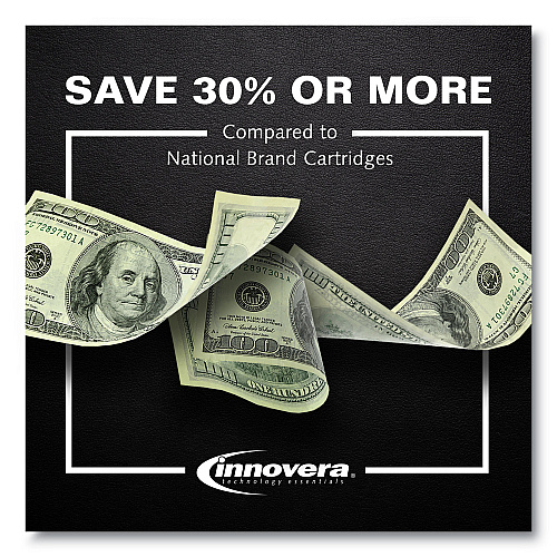Innovera Remanufactured Black Extended-Yield Toner, Replacement for 90X (CE390XJ), 40,000 Page-Yield (IVRE390J)