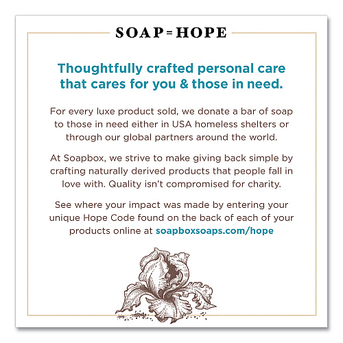 Soapbox Hand Soap, Vanilla and Lily Blossom Scent, 12 oz, 12/Carton (00679CT)