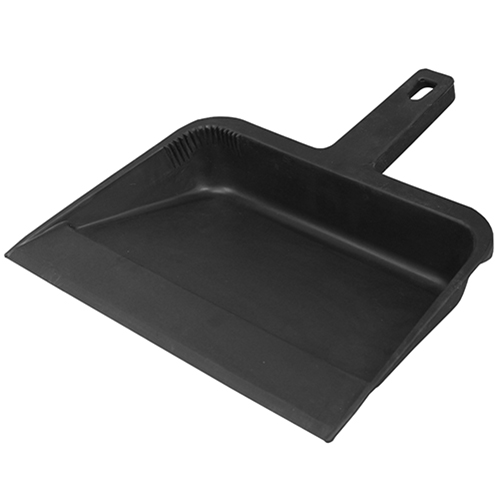 Dust Pan Plastic Black 12 Inch, Case Of 12 (700)