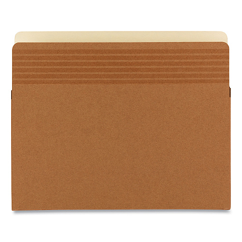 Smead Easy Grip Pockets, 5.25" Expansion, Letter Size, Redrope, 10/Box (73209)