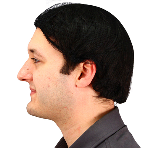 21 In. Heavyweight Polyester Hairnet Black, Case Of 1000 (MC-21-1000/BLK)