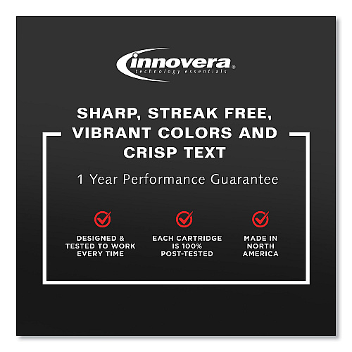 Innovera Remanufactured Black High-Yield Ink, Replacement for LC203BK, 550 Page-Yield