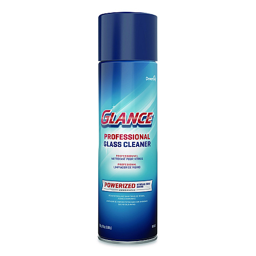 Diversey Glance Powerized Glass and Surface Cleaner, Ammonia Scent, 19 oz Aerosol Spray, 12/Carton (101109731)