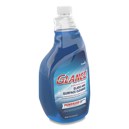Diversey Glance Powerized Glass and Surface Cleaner, Liquid, 32 oz, 4/Carton (CBD540298)