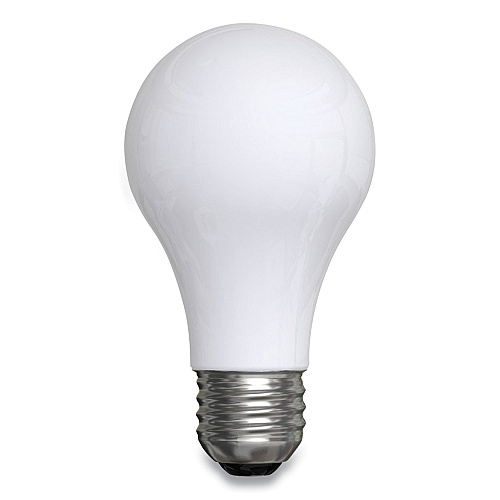 GE Classic LED Non-Dim A19 Light Bulb, 8 W, Daylight, 4/Pack (99192)