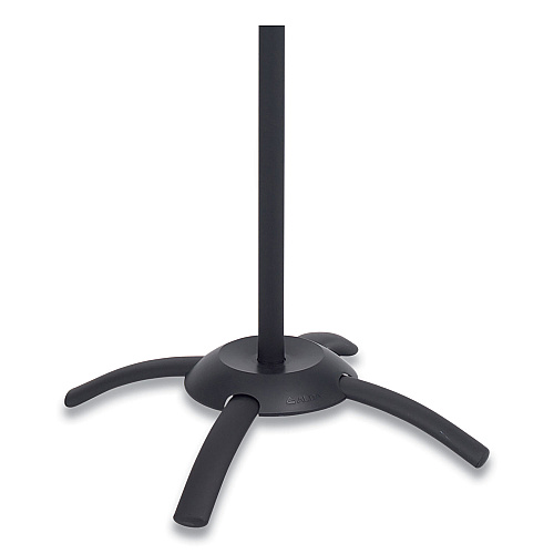 Alba CLEO Coat Stand, Stand Alone Rack, Ten Knobs, Steel/Plastic, 19.75w x 19.75d x 68.9h, Black (PMCLEON)