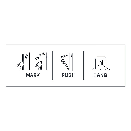 3M Claw Drywall Picture Hanger, Stainless Steel, 45 lb Capacity, 3 Hooks and 3 Spot Markers (3PH45M3ES)