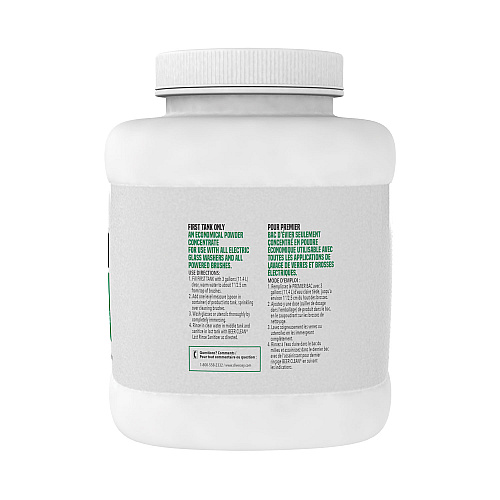 Diversey Beer Clean Glass Cleaner, Unscented, Powder, 4 lb. Container (990241)