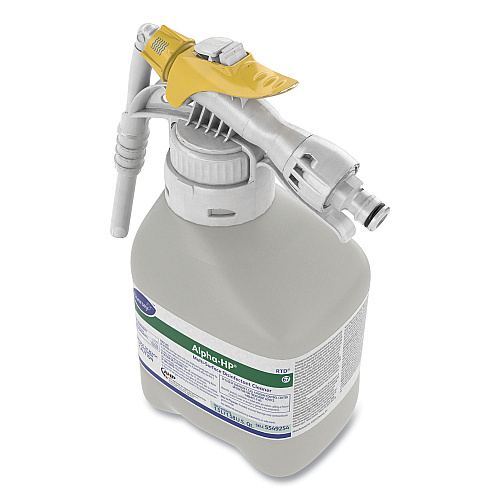 Diversey Alpha-HP Multi-Surface Disinfectant Cleaner, Citrus Scent, 1.5 L RTD Spray Bottle, 2/Carton (5549254)