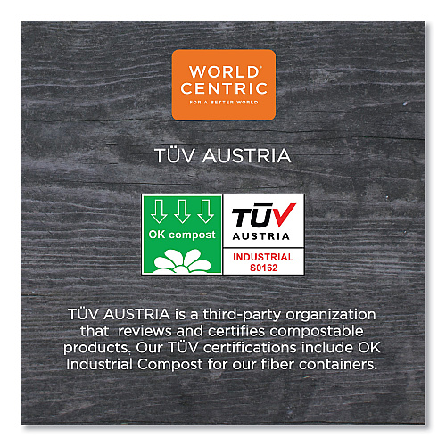 World Centric Fiber Trays, PLA Lined, PFAS Free, 1-Compartment, 18 x 14 x 1, Natural, Paper, 100/Carton (TRSC1418LF)