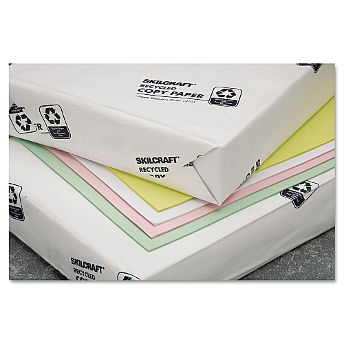 AbilityOne 7530011463361, SKILCRAFT Colored Copy Paper, 20 lb Bond Weight, 8.5 x 11, Blue, 500 Sheets/Ream, 10 Reams/Carton