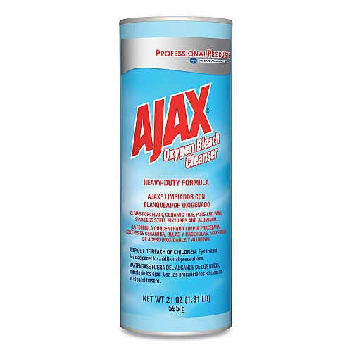 Ajax Professional Oxygen Bleach Powder Cleanser, 21oz Can, 24/Carton (14278CT)