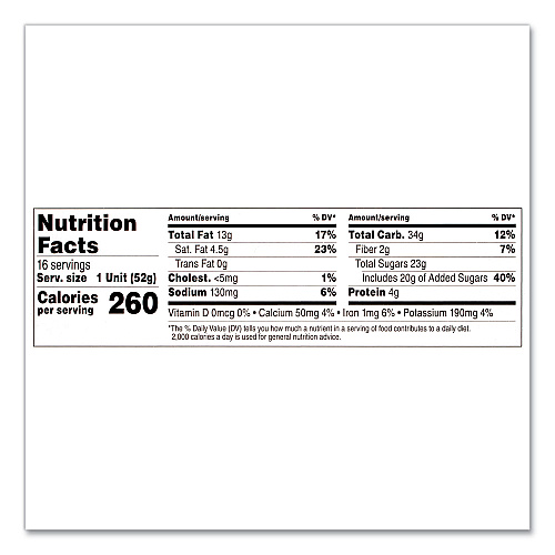 Nutella Hazelnut Spread and Breadsticks, 1.8 oz Single-Serve Tub, 16/Pack (22001135)