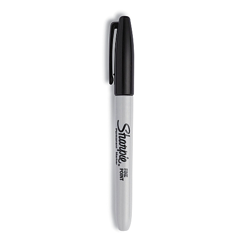Sharpie Fine Tip Permanent Marker, Canister, Black, 36/Pack (35010)