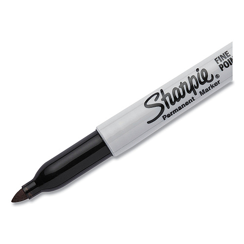Sharpie Fine Tip Permanent Marker, Canister, Black, 36/Pack (35010)