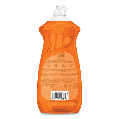 Ajax&reg; Triple Action Liquid Dish Detergent, Orange Scent, 9 Bottles (44678CT)