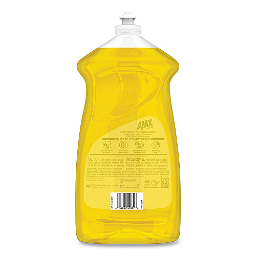 Ajax Dish Detergent, Lemon Scent, 52 oz Bottle, 6/Carton (49861)