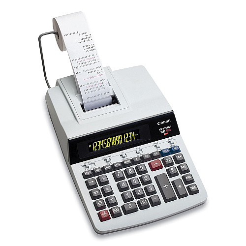 Canon MP41DHIII 14-Digit Desktop Calculator, Black/Red Print, 4.3 Lines/Sec (8709B001AA)