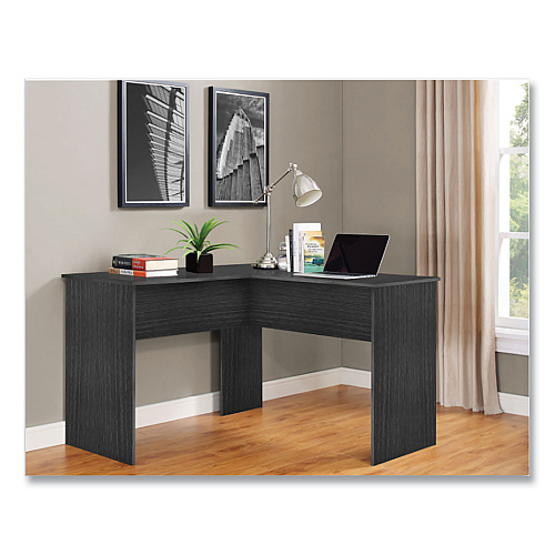 Easy 2 Go Corner Computer Desk, 47.83" x 47.83" x 30.39", Dark Gray (WEOF0152G)