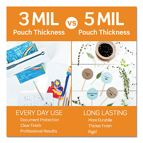 Scotch Laminating Pouches, 5 mil, 5" x 7", Gloss Clear, 20/Pack (TP590320)