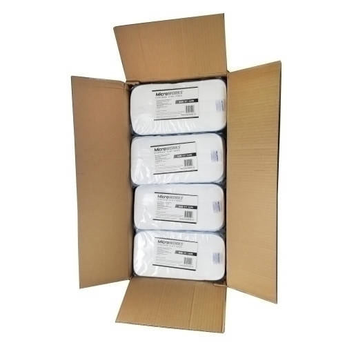 Microworks Flat Microfiber Pad, Blue, 11" - Pack Of 12 (2504-SPH-MFP-11B)