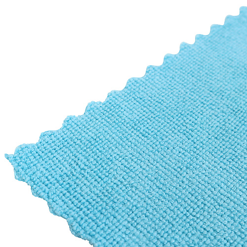 Microfiber Cloths Seamless 185 Gsm Blue 16x16 15 Dz/cs, Pack Of 12 (MFCEL1851616BL)