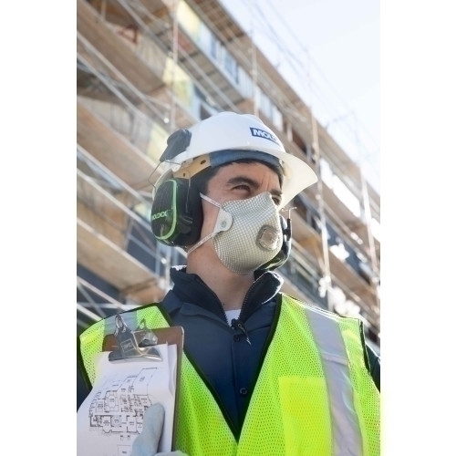 Moldex N95 Particulate Disposable Respirator With Valve, Gray, Medium/large - Box Of 10 (2700N95)