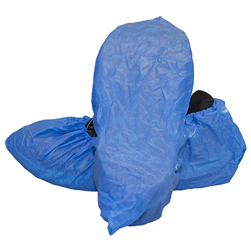 Shoe Cover Cpe Copolymer Blue 100 Ea Bag 3 Bag Cs Xl, Case Of 300 (M2004B-CPE-XL)