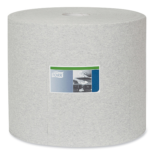 Tork&reg; Industrial Cleaning Cloths, 1-Ply, Gray, 1,050 Cloths (520305)