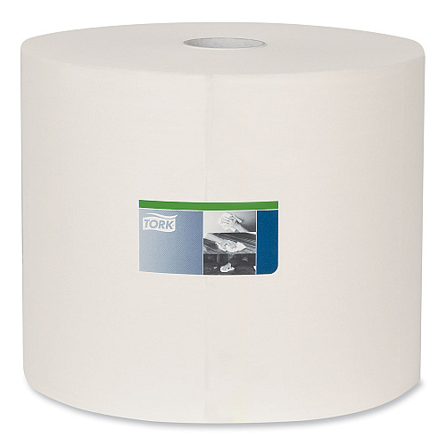 Tork Cleaning Cloth, 12.6 x 13.3, White, 1,100 Wipes/Roll (510105)