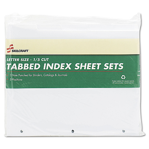 AbilityOne 7530015038441, SKILCRAFT CL-Free Copy Paper, 92 Bright, 20 lb Bond Weight, 8.5 x 11, White, 500 Sheets/Ream, 10 Reams/Carton