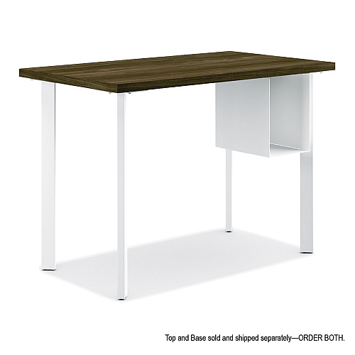 HON Coze Writing Desk Worksurface, Rectangular, 54" x 24", Florence Walnut (HLCR2454LF1)