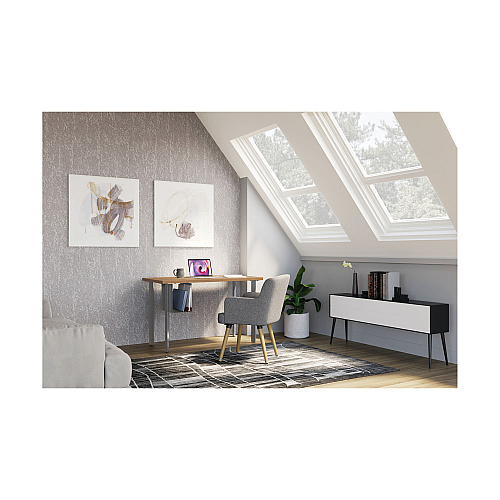 HON Coze Writing Desk Worksurface, Rectangular, 42" x 24", Natural Recon (HLCR2442LN1)