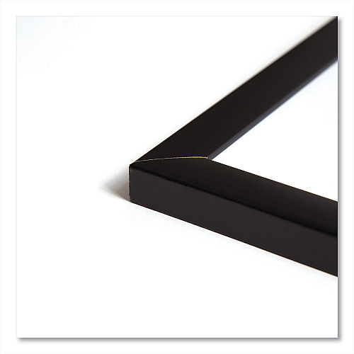 U Brands Magnetic Dry Erase Board with Wood Frame, 23 x 17, White Surface, Black Frame (307U0001)
