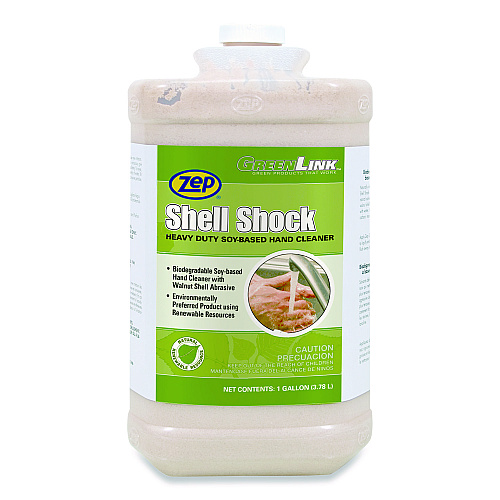 Zep Shell Shock Heavy Duty Soy-Based Hand Cleaner, Cinnamon Scent, 1 gal, 4/Carton (318524)
