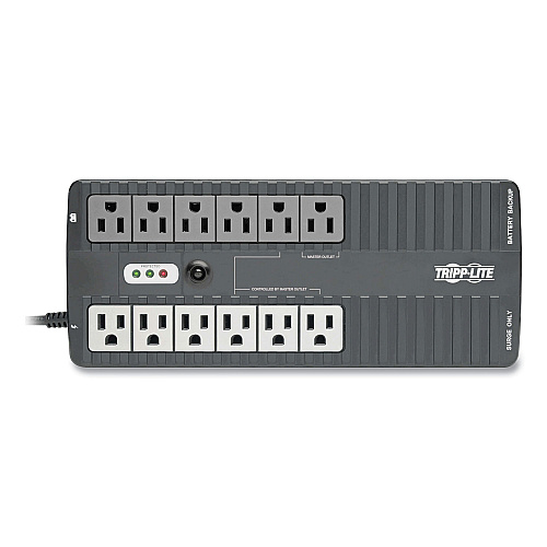Tripp Lite ECO Series Energy-Saving Standby UPS with USB, 12 Outlets, 750 VA, 420 J (ECO750UPS)