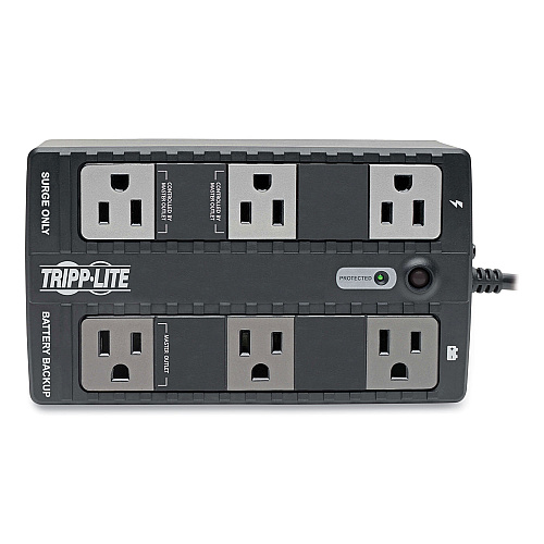 Tripp Lite ECO Series Energy-Saving Standby UPS, 6 Outlets, 350 VA, 316 J (ECO350UPS)