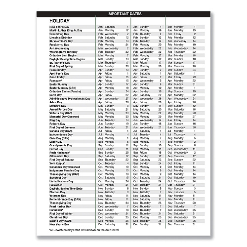 House of Doolittle Recycled Weekly Appointment Book Ruled without Appointment Times, 8.75 x 6.88, Black Cover, 12-Month (Jan to Dec): 2026 (25802)