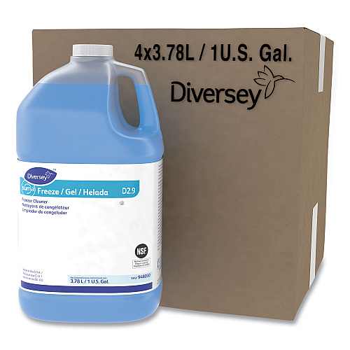 Diversey Suma Freeze D2.9 Floor Cleaner, Liquid, 1 gal, 4/Carton (948030)
