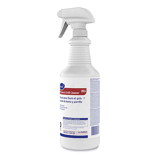Diversey Suma Oven and Grill Cleaner, Neutral, 32 oz, Spray Bottle, 12/Carton (948049)