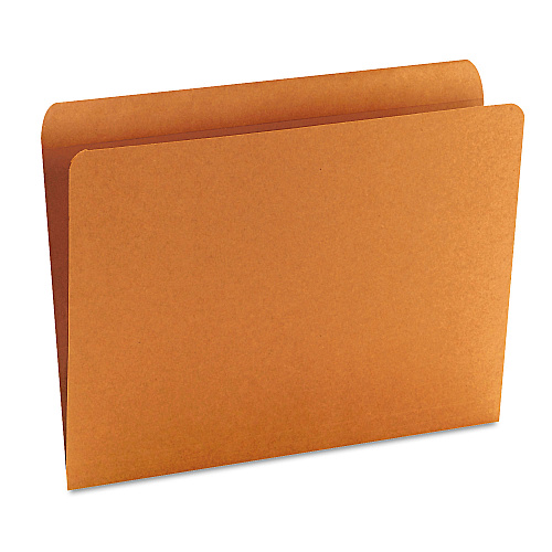 AbilityOne 7530006630031, SKILCRAFT Medium File Folder, Straight Tabs, Letter Size, 0.75" Expansion, Brown, 100/Box