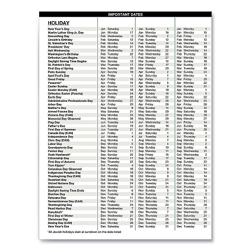 House of Doolittle Recycled Professional Weekly Planner, 15-Minute Appts, 11 x 8.5, Black Wirebound Soft Cover, 24-Month: Jan 2026 to Dec 2027 (272002)